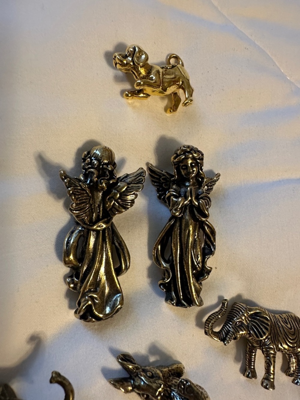 Gold Tone Brass Animal Figurine Collection - Decorative Home Accents - Picture 3 of 8